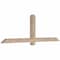 Ekena Millwork Eugene Smooth Timber Gable Bracket, Douglas Fir, 72"W x 24"H x 3 1/2"D x 3 1/2"F, 8/12 Pitch GBW072X24X0404EUG00SDF - alternate 4